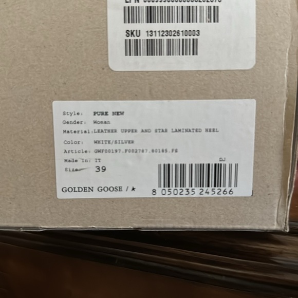 LIKE NEW Golden Goose Pure-Star sneakers, size 39 - Picture 6 of 10